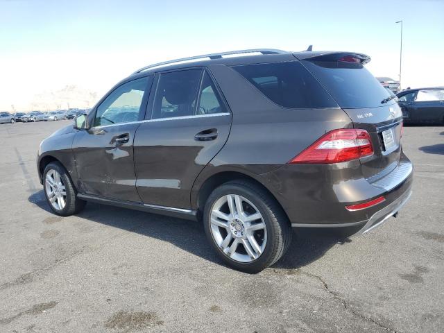 4JGDA5HB9EA383158 - 2014 MERCEDES-BENZ ML 350 4MATIC BROWN photo 2