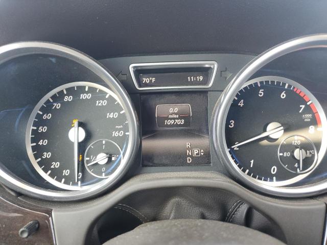 4JGDA5HB9EA383158 - 2014 MERCEDES-BENZ ML 350 4MATIC BROWN photo 9