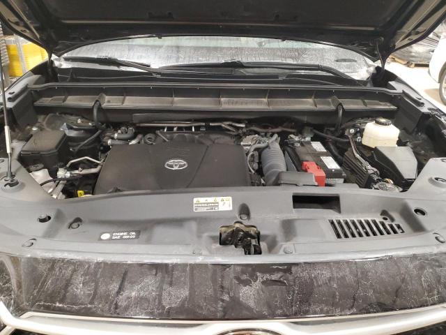 5TDGZRBH5LS006521 - 2020 TOYOTA HIGHLANDER XLE BLACK photo 12