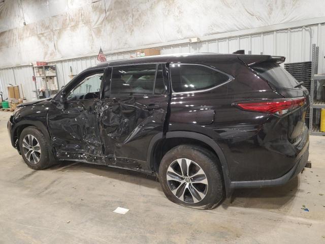 5TDGZRBH5LS006521 - 2020 TOYOTA HIGHLANDER XLE BLACK photo 2