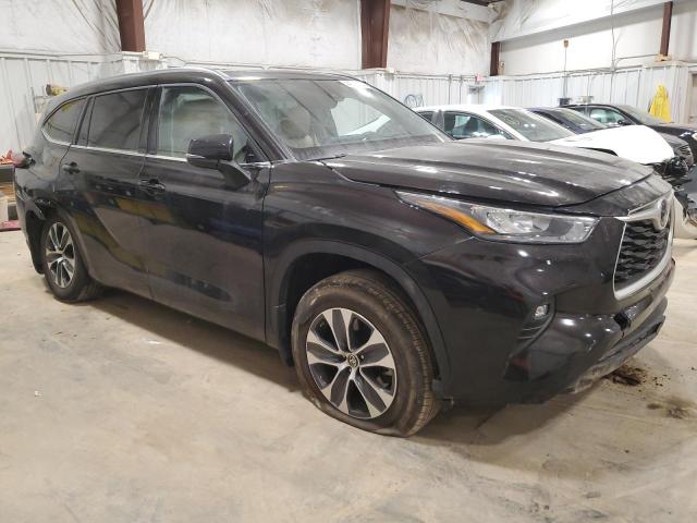 5TDGZRBH5LS006521 - 2020 TOYOTA HIGHLANDER XLE BLACK photo 4