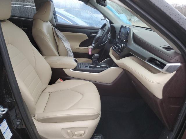 5TDGZRBH5LS006521 - 2020 TOYOTA HIGHLANDER XLE BLACK photo 7