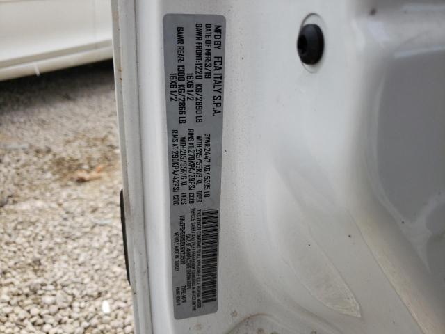 ZFBHRFAB8K6N20509 - 2019 RAM PROMASTER 白色 照片 13