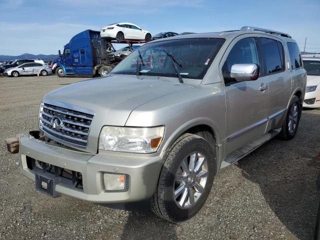 5N3AA08C08N904237 - 2008 INFINITI QX56 SILVER photo 1