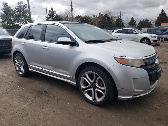 2FMDK3AK1BBB55456 - 2011 FORD EDGE SPORT SILVER photo 4