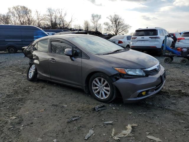 19XFB2F94CE329060 - 2012 HONDA CIVIC EXL ყავისფერი ფოტო 4