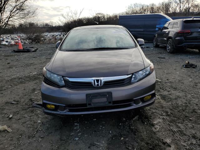 19XFB2F94CE329060 - 2012 HONDA CIVIC EXL ყავისფერი ფოტო 5
