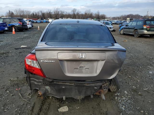 19XFB2F94CE329060 - 2012 HONDA CIVIC EXL ყავისფერი ფოტო 6