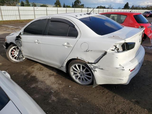 JA32V6FV5DU014974 - 2013 MITSUBISHI LANCER RALLIART WHITE photo 2