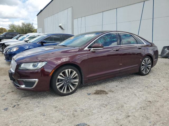 3LN6L5F9XHR621886 - 2017 LINCOLN MKZ RESERVE ბურგუნდია ფოტო 1