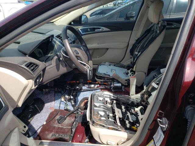 3LN6L5F9XHR621886 - 2017 LINCOLN MKZ RESERVE ბურგუნდია ფოტო 7