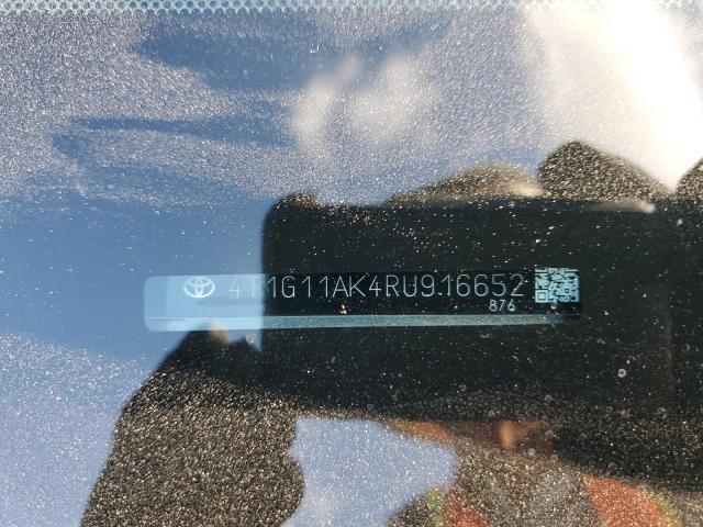 4T1G11AK4RU916652 - 2024 TOYOTA CAMRY SE NIGHT SHADE GRAY photo 12