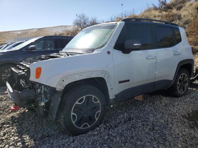 ZACCJBCB1HPF81422 - 2017 JEEP RENEGADE TRAILHAWK WHITE photo 1