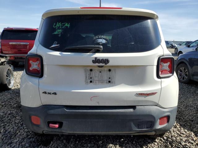 ZACCJBCB1HPF81422 - 2017 JEEP RENEGADE TRAILHAWK WHITE photo 6