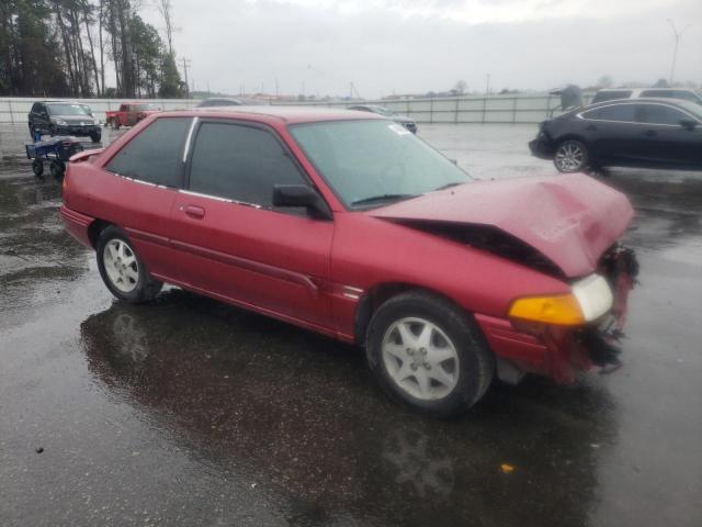 1FARP11J7RW335918 - 1994 FORD ESCORT LX BURGUNDY photo 4