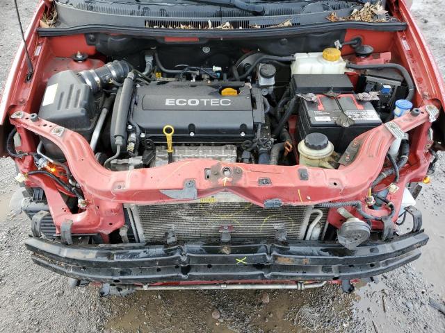 KL1TG56EX9B622039 - 2009 CHEVROLET AVEO LT RED photo 11