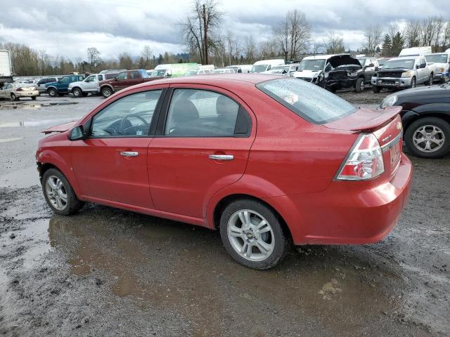 KL1TG56EX9B622039 - 2009 CHEVROLET AVEO LT RED photo 2