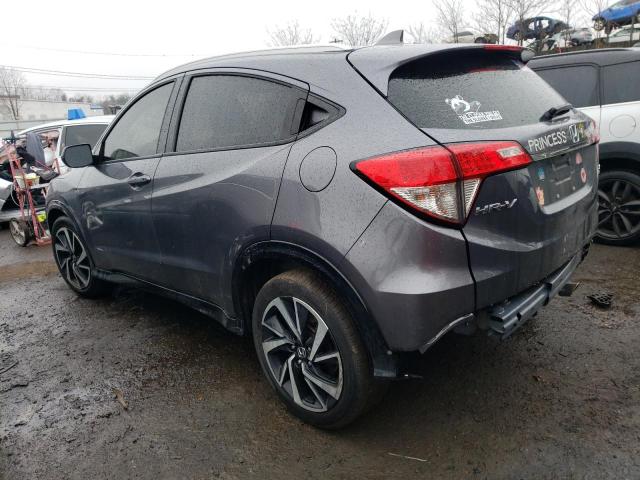 3CZRU6H15KG703212 - 2019 HONDA HR-V SPORT GRAY photo 2