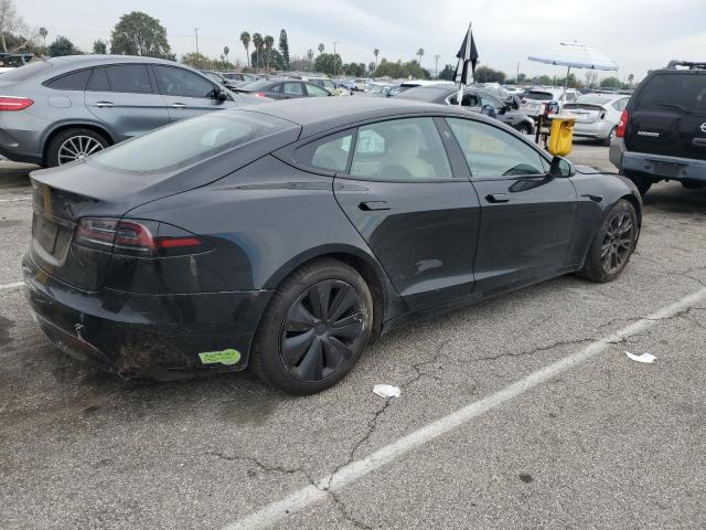 5YJSA1E52NF490658 - 2022 TESLA MODEL S შავი ფოტო 3