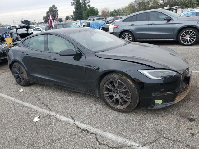 5YJSA1E52NF490658 - 2022 TESLA MODEL S შავი ფოტო 4