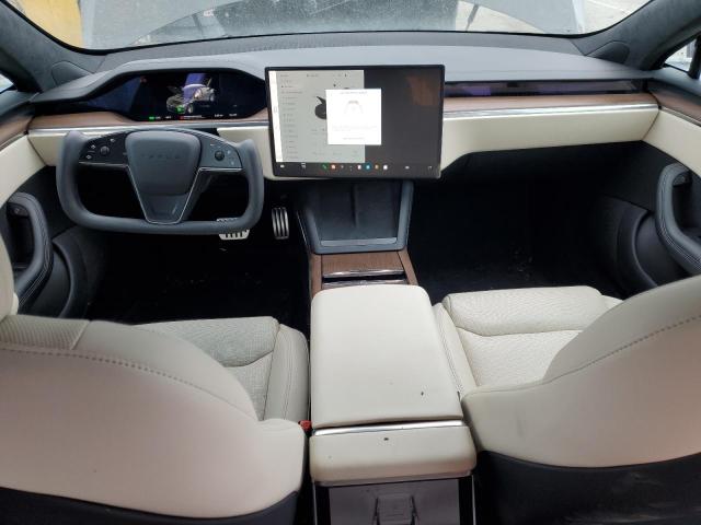 5YJSA1E52NF490658 - 2022 TESLA MODEL S შავი ფოტო 8