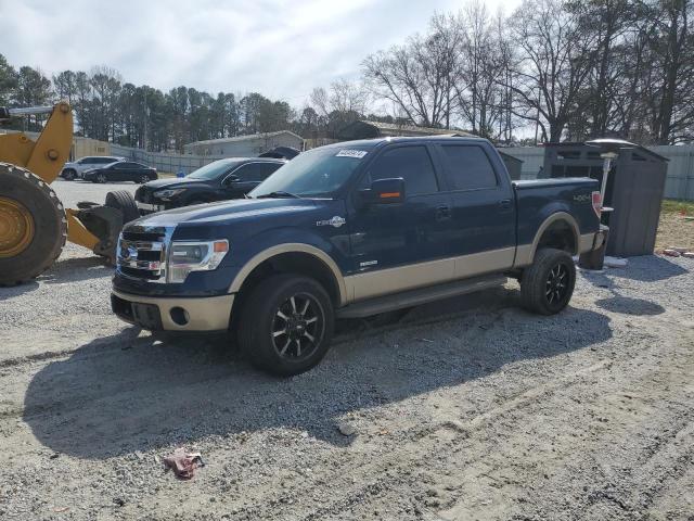 1FTFW1ET1DKG38219 - 2013 FORD F150 SUPERCREW BLUE photo 1