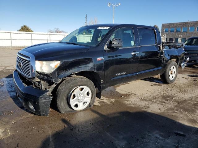 5TFHY5F17DX273989 - 2013 TOYOTA TUNDRA CREWMAX LIMITED BLACK photo 1