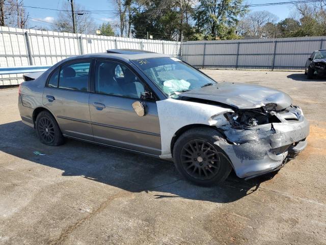 2HGES26754H565220 - 2004 HONDA CIVIC EX GRAY photo 4