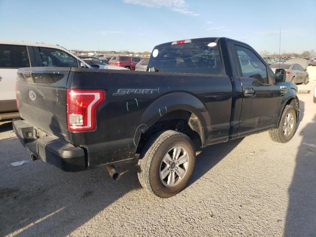 1FTMF1CF3GKF31181 - 2016 FORD F150 BLACK photo 3