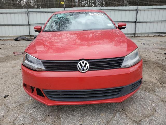 3VWDP7AJ5CM376799 - 2012 VOLKSWAGEN JETTA SE RED photo 5