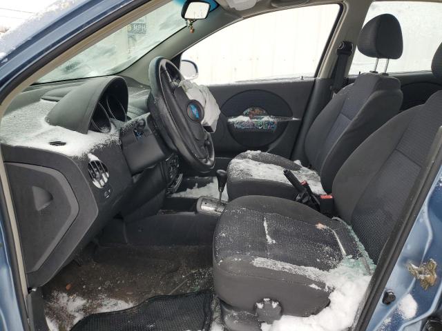 KL1TD566X6B679967 - 2006 CHEVROLET AVEO BASE Mavi foto 7