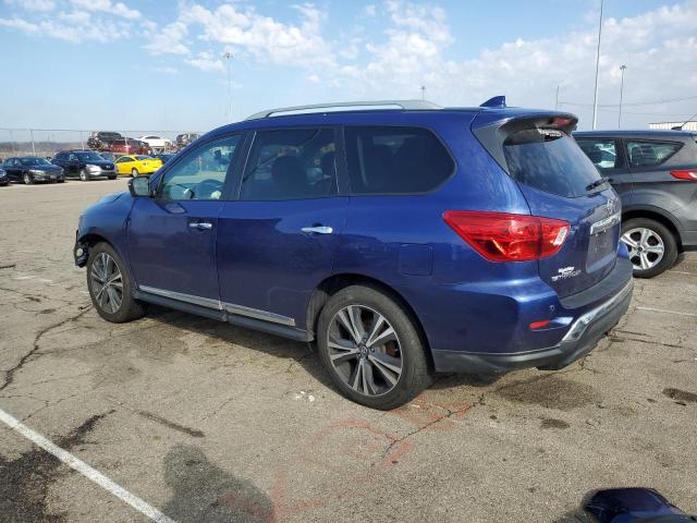 5N1DR2DM9LC588219 - 2020 NISSAN PATHFINDER PLATINUM BLUE photo 2