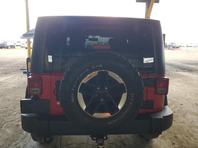 1C4AJWAG1FL567437 - 2015 JEEP WRANGLER SPORT RED photo 6