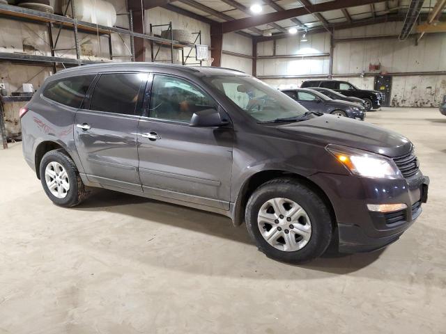 1GNKRFKD0EJ233189 - 2014 CHEVROLET TRAVERSE LS GRAY photo 4