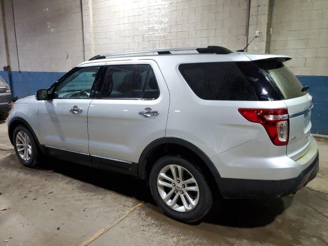 1FM5K7D88DGB52416 - 2013 FORD EXPLORER XLT SILVER photo 2