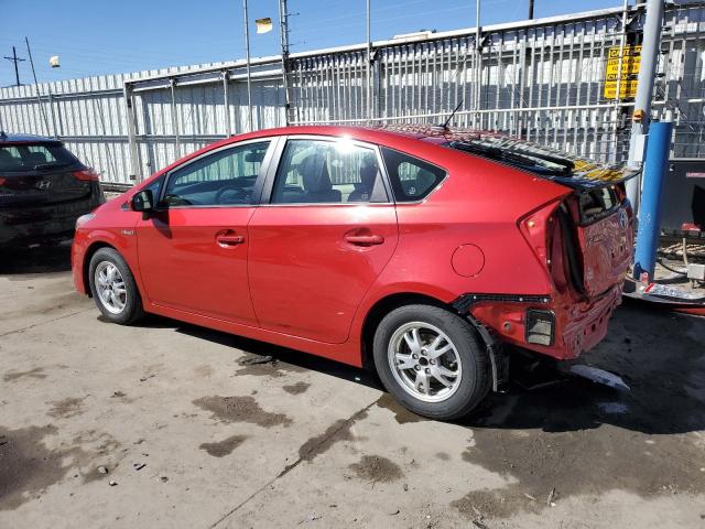 JTDKN3DU8B5334209 - 2011 TOYOTA PRIUS RED photo 2