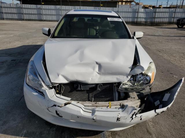 1HGCM56815A069309 - 2005 HONDA ACCORD EX WHITE photo 5