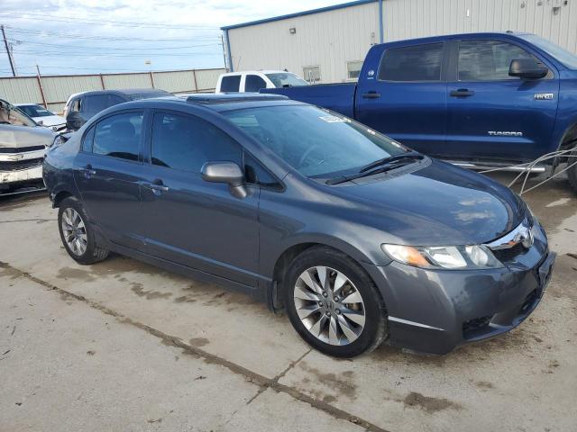 2HGFA16879H317410 - 2009 HONDA CIVIC EX GRAY photo 4