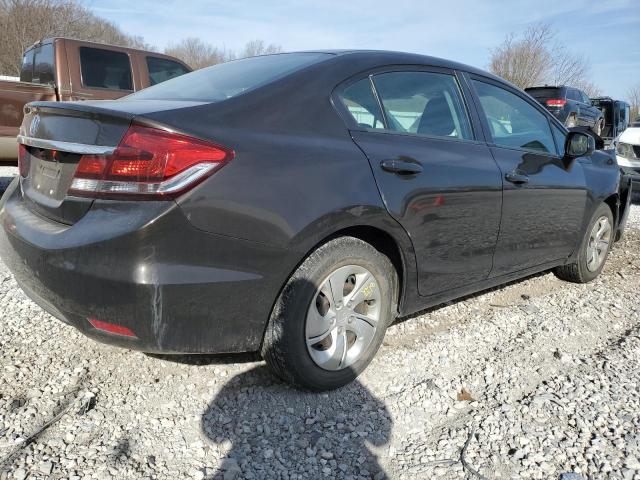 2HGFB2F57DH513896 - 2013 HONDA CIVIC LX CHARCOAL photo 3