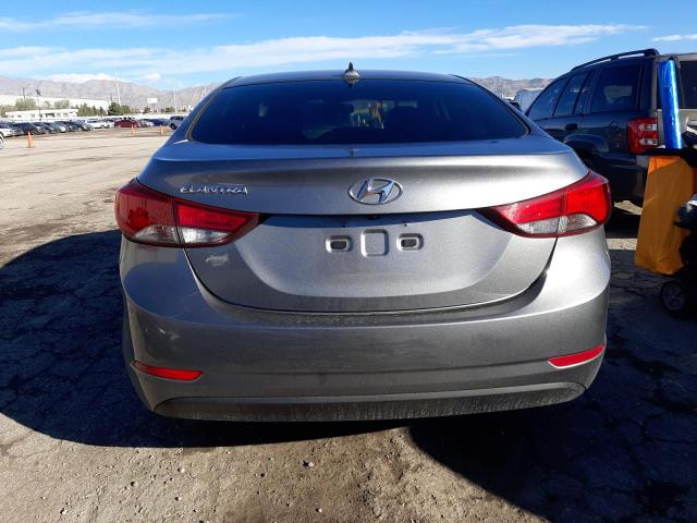 KMHDH4AE7GU592622 - 2016 HYUNDAI ELANTRA SE GRAY photo 6