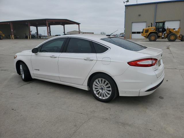 3FA6P0LU0DR342497 - 2013 FORD FUSION SE HYBRID WHITE photo 2