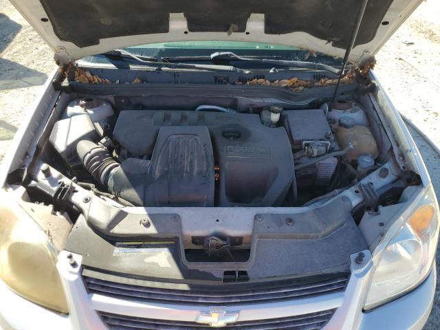 1G1AK55F777279367 - 2007 CHEVROLET COBALT LS SILVER photo 11