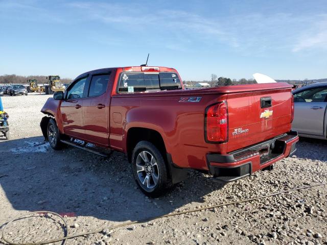 1GCGTDE38G1104515 - 2016 CHEVROLET COLORADO Z71 BURGUNDY photo 2