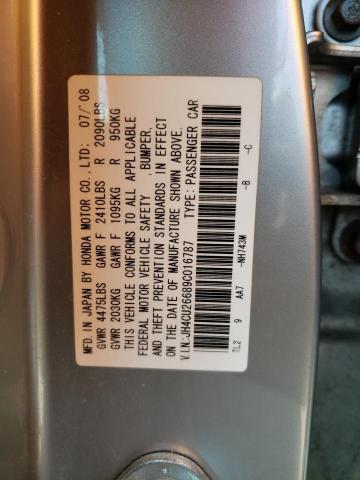 JH4CU26689C016787 - 2009 ACURA TSX SILVER photo 12