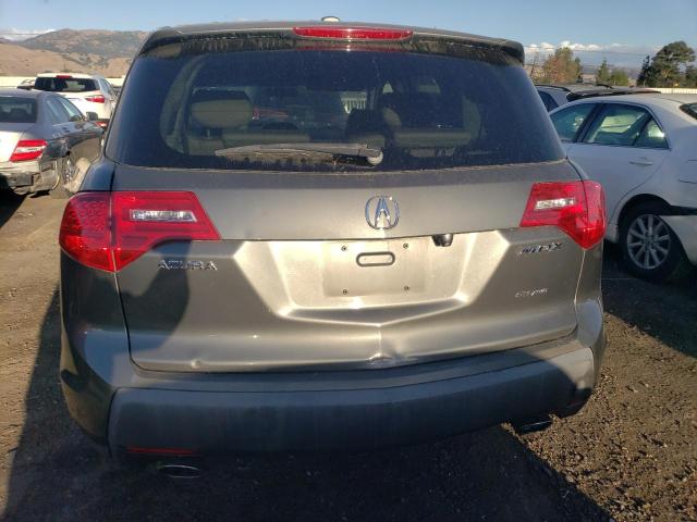 2HNYD28467H524845 - 2007 ACURA MDX TECHNOLOGY GRAY photo 6