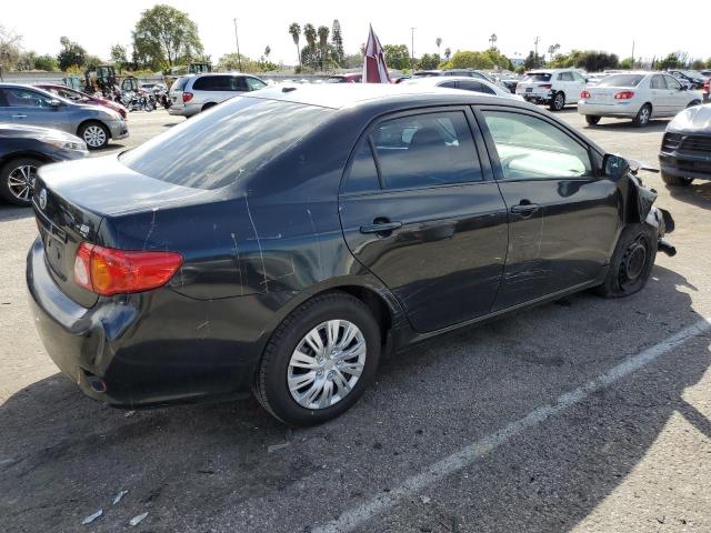 JTDBL40E499050945 - 2009 TOYOTA COROLLA BASE BLACK photo 3