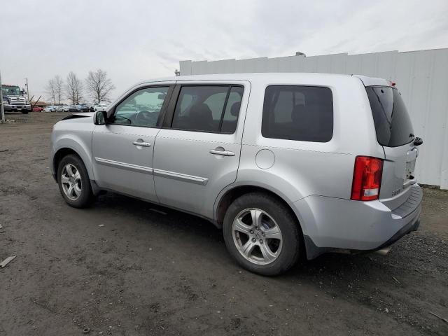 5FNYF4H50DB027103 - 2013 HONDA PILOT EXL SILVER photo 2