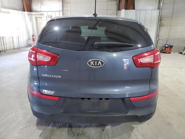 KNDPB3A22C7326338 - 2012 KIA SPORTAGE BASE BLUE photo 6