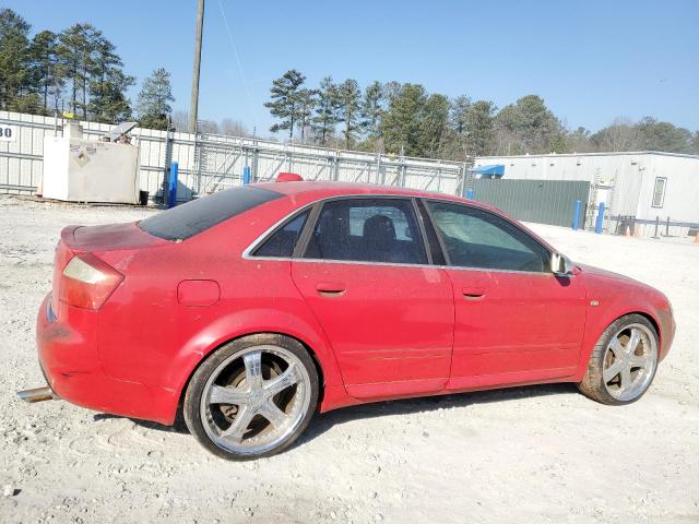 WAUPL68E94A127173 - 2004 AUDI S4 RED photo 3