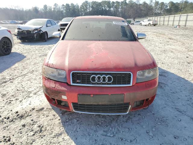 WAUPL68E94A127173 - 2004 AUDI S4 RED photo 5